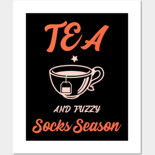 Tea and fuzzy socks season Posters and Art